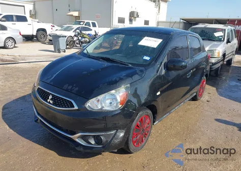 2018 Mitsubishi Mirage Es z USA, uszkodzony, nr VIN ML32A3HJ8JH007787